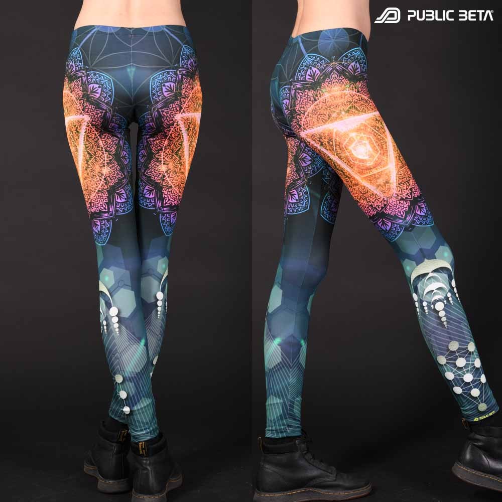 Organic and geometric patterns printed psywear