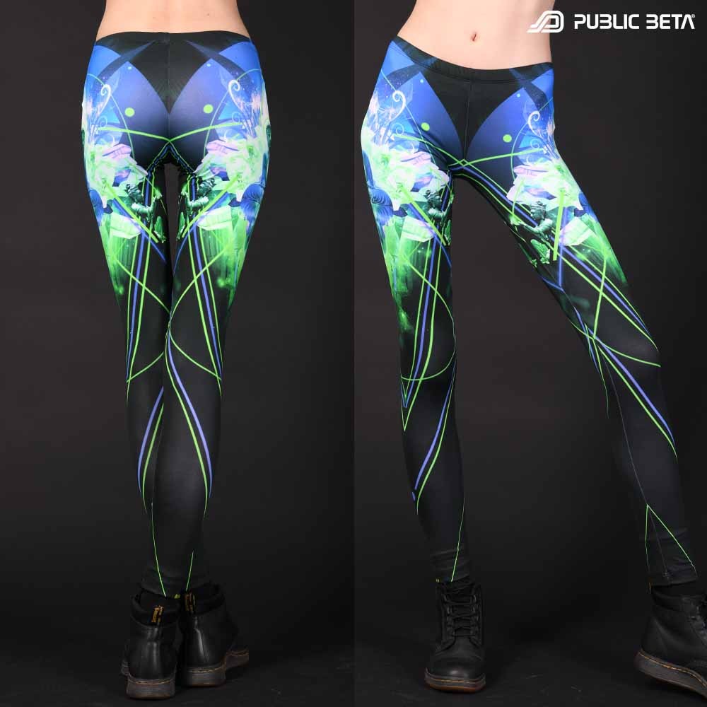 Glow in Blacklight Leggings.