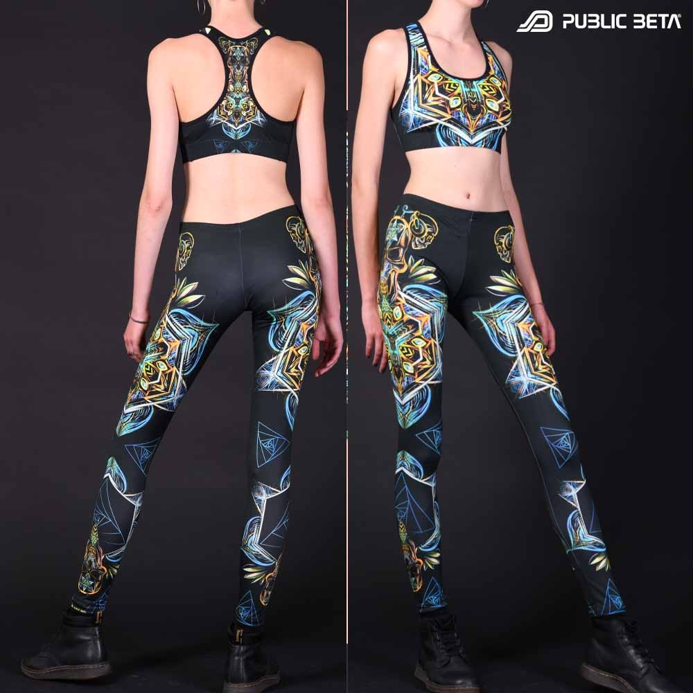Psychedelc Clothing for Psychedelic Yogis, UV Active prints