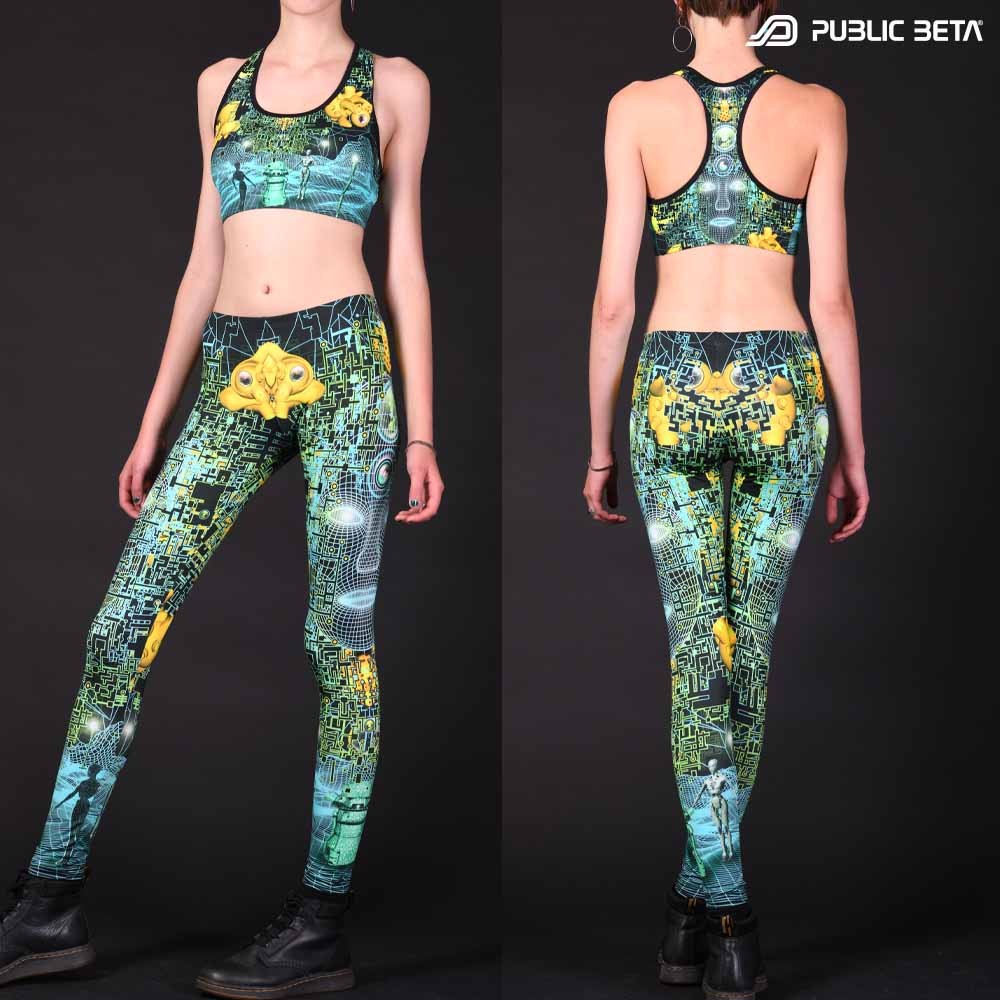 Psychedelc Clothing for Psychedelic Yogis, UV Active prints