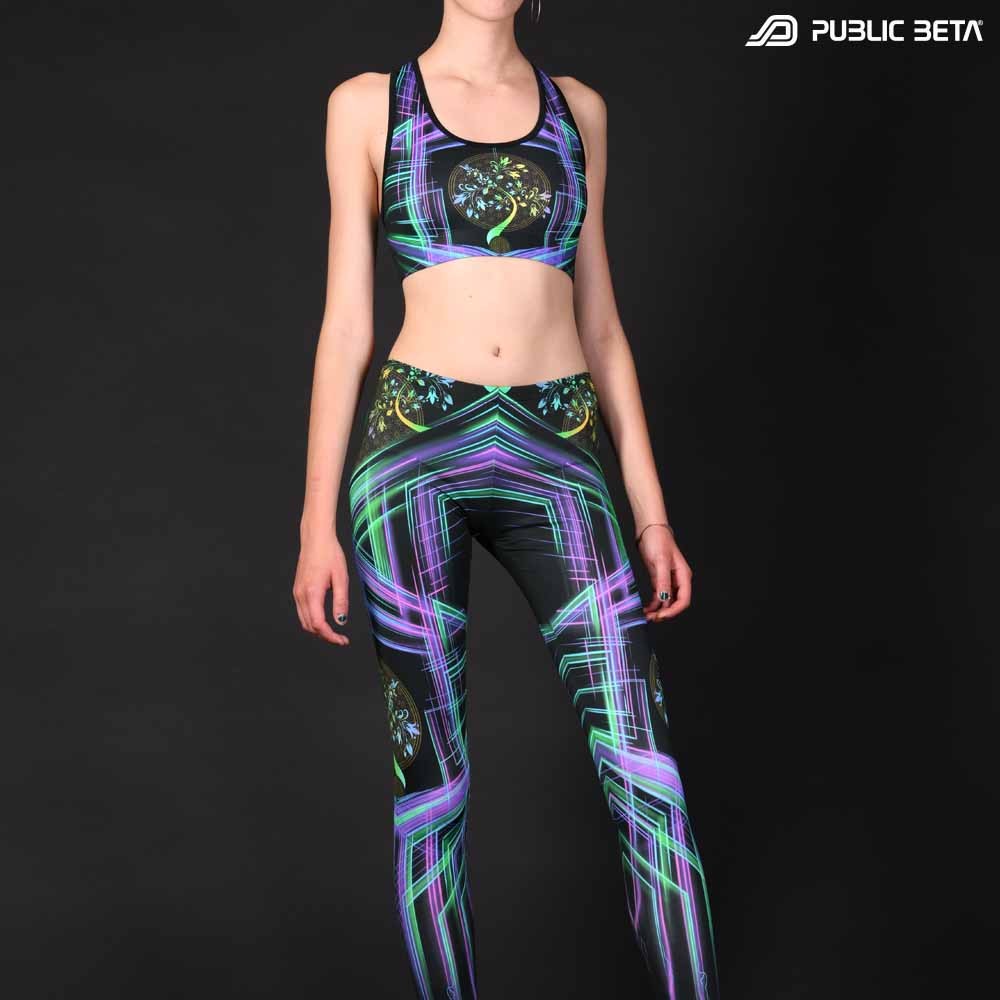 Psychedelc Clothing for Psychedelic Yogis, UV Active prints