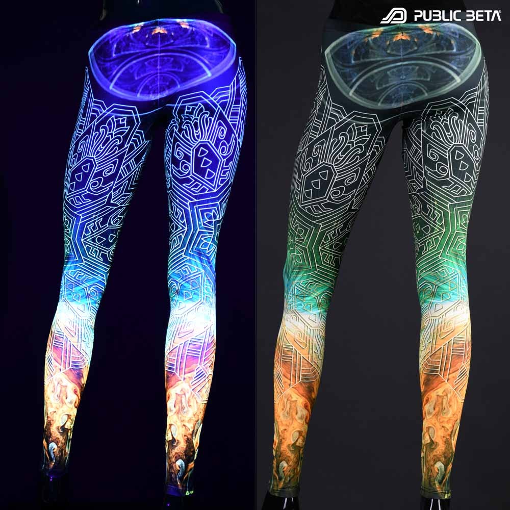 Blacklight Yoga Leggings