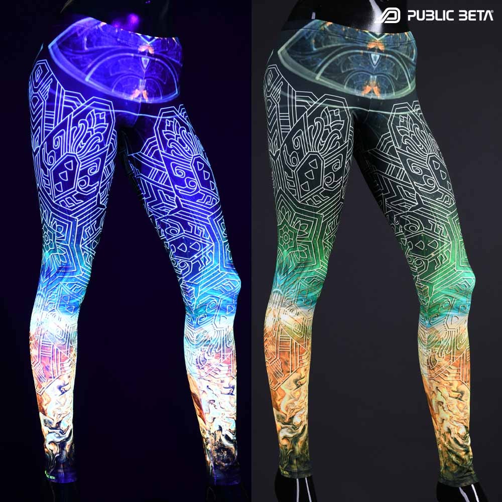 Glow in Blacklight Leggings