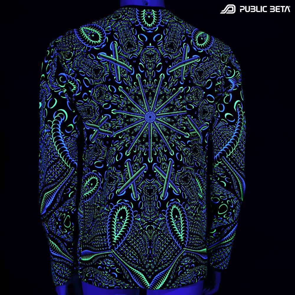 Psytrance Blacklight wear by Public Beta