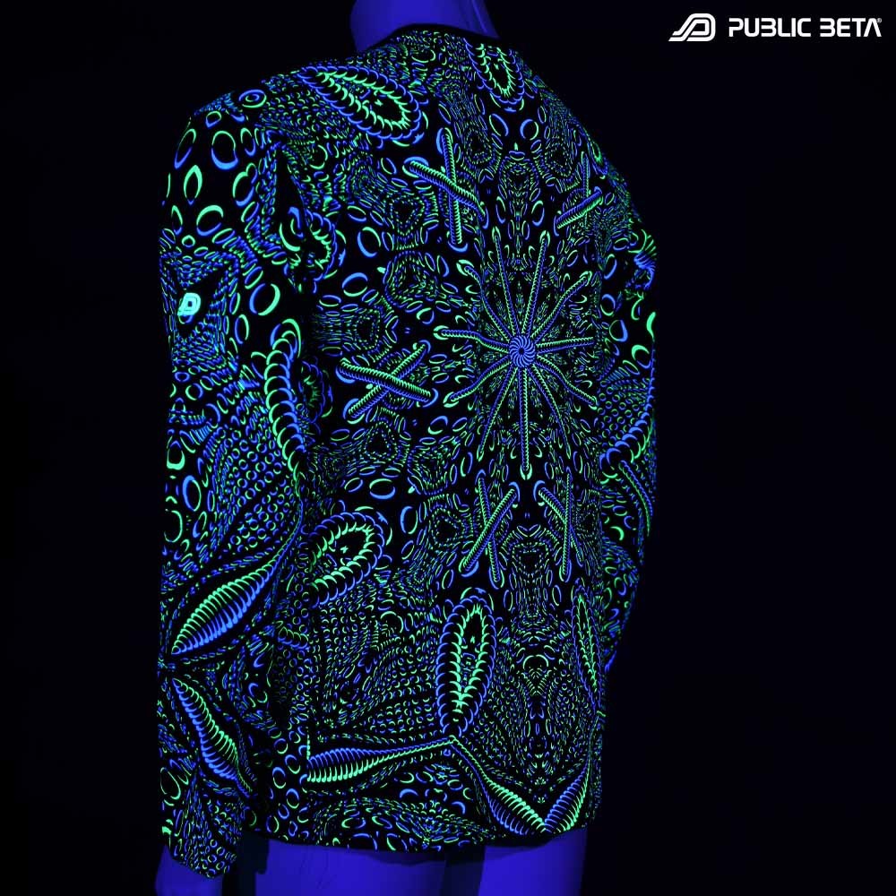 Psytrance Blacklight wear by Public Beta