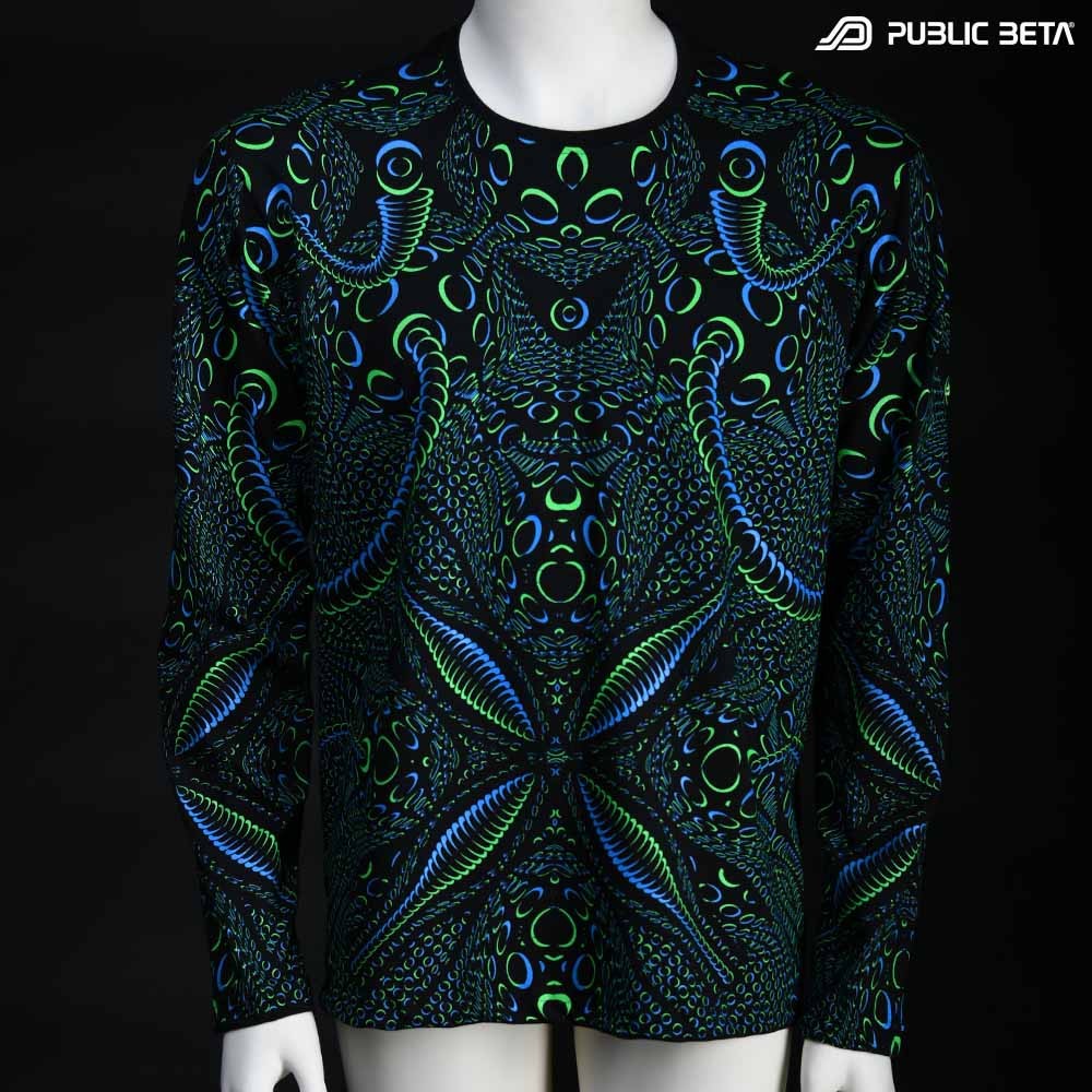 Psycrifise UV D125 / Blacklight Active Longsleeve Shirt
