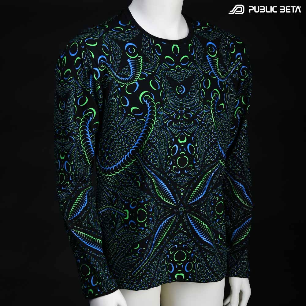 Psycrifise UV D125 / Blacklight Active Longsleeve Shirt