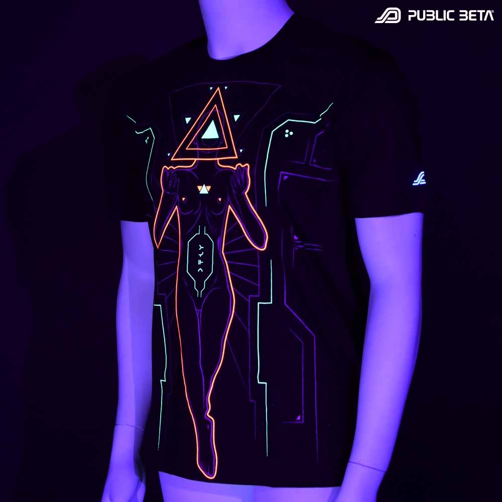 Oracle by Public Beta Wear Blacklight Psytrance T-Shirt
