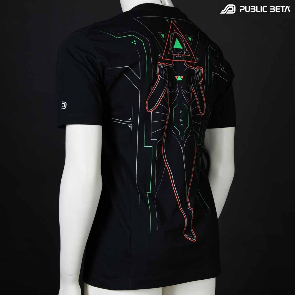 Oracle by Public Beta Wear Blacklight Psytrance T-Shirt