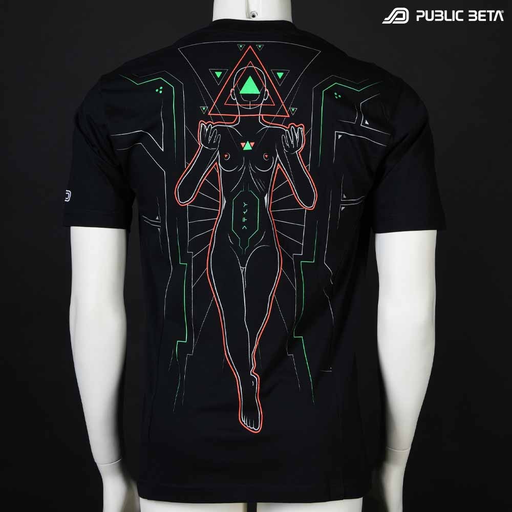 Oracle by Public Beta Wear Blacklight Psytrance T-Shirt
