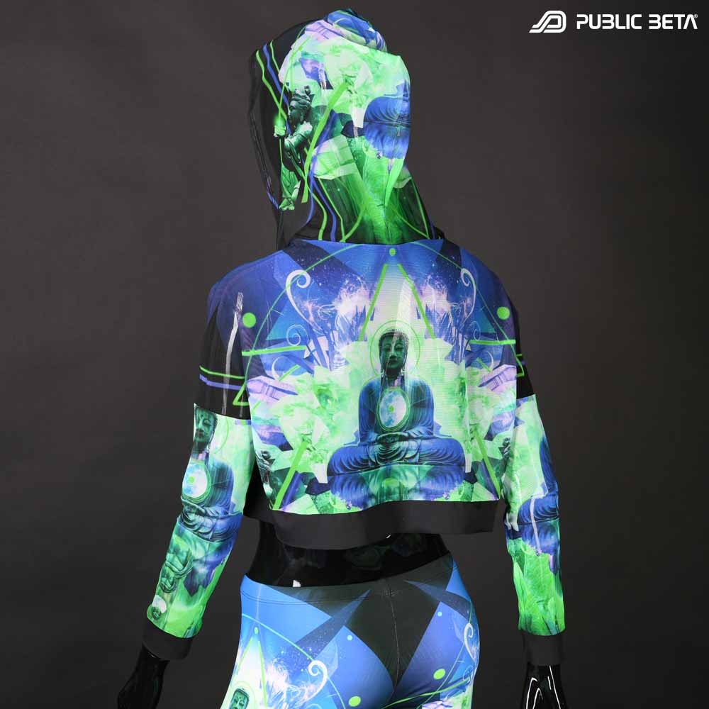 Source Buddha Top by Public Beta Wear Blacklight Psytrance Fashion