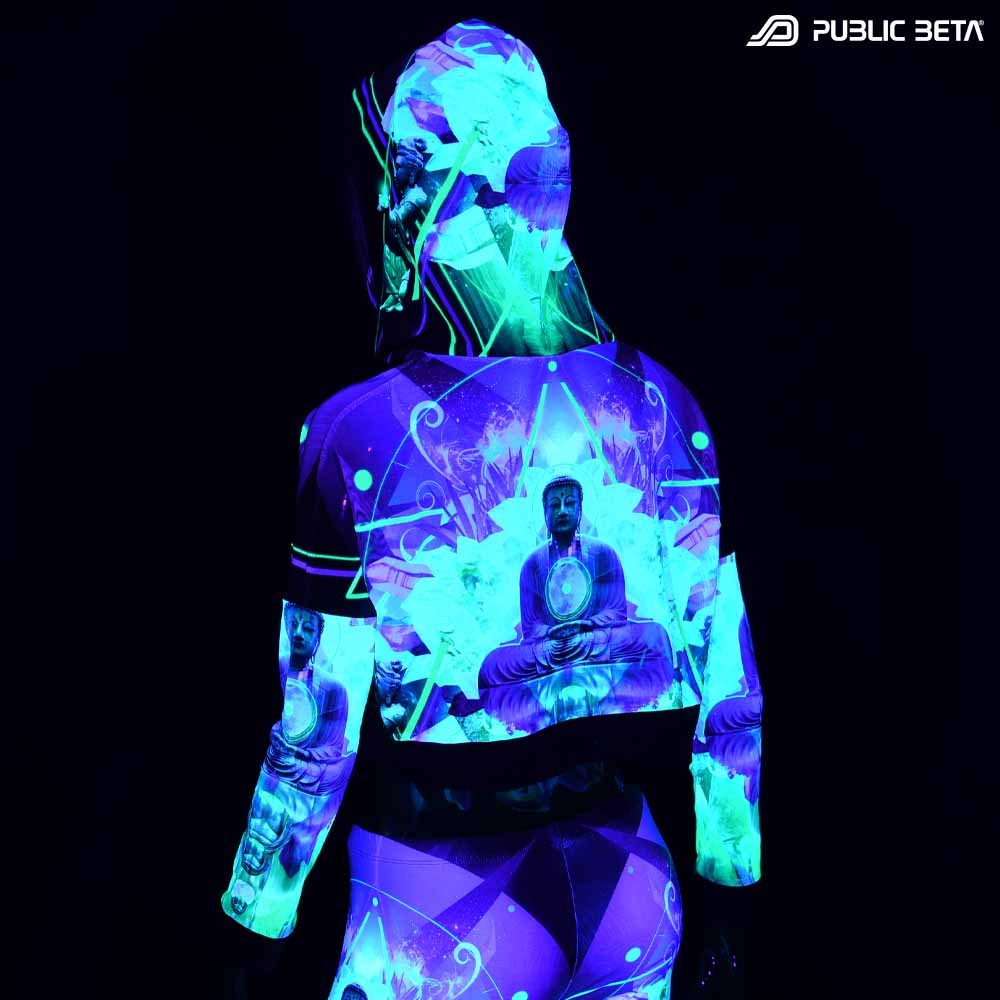 Source Buddha Top by Public Beta Wear Blacklight Psytrance Fashion
