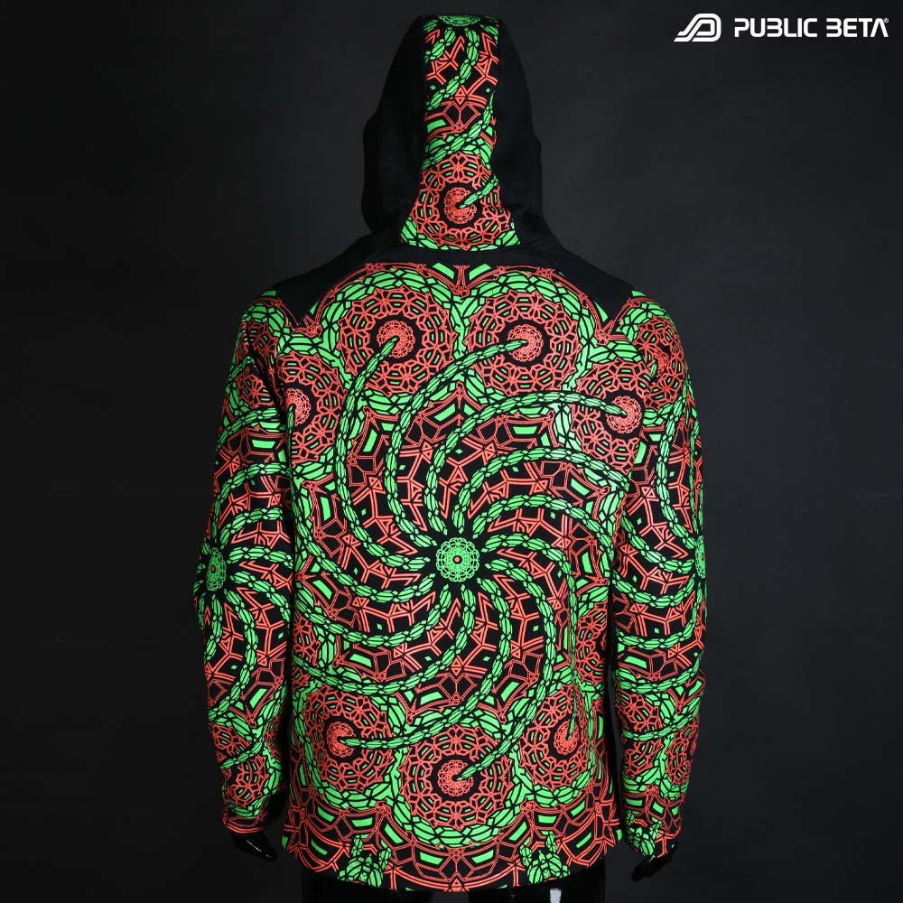 UV Active Psyart Psychedelic Clothing in blacklight
