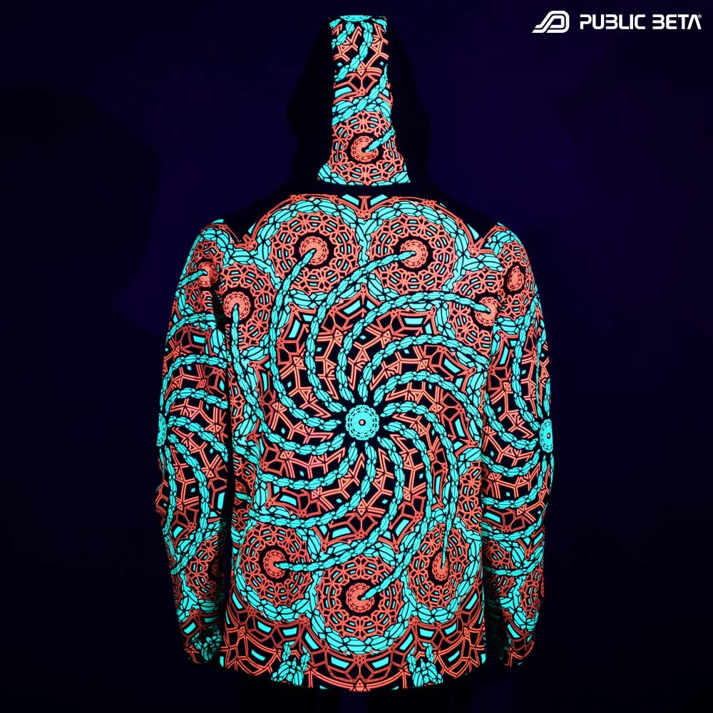 UV Active Psyart Psychedelic Clothing in blacklight
