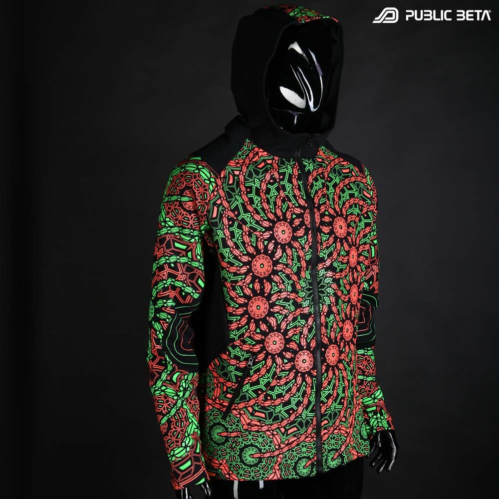 UV Active Psyart Psychedelic Clothing in blacklight