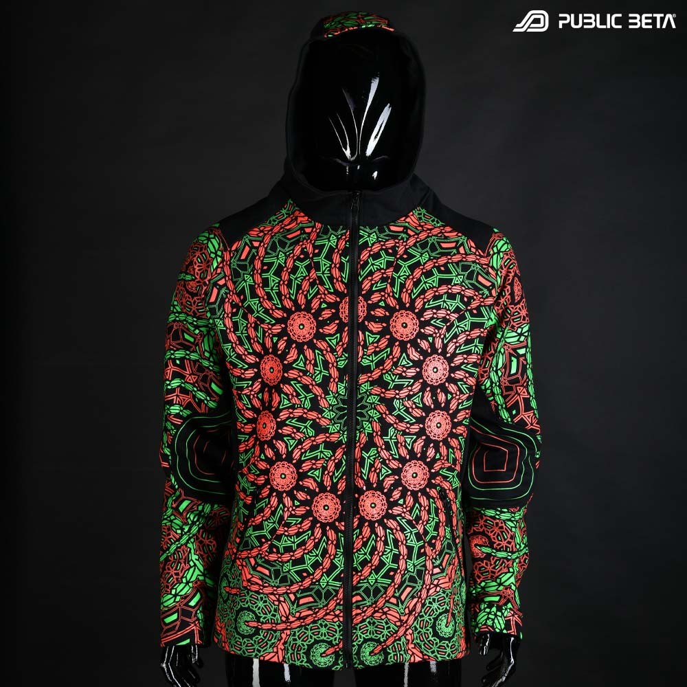 UV Active Psyart Psychedelic Clothing in blacklight