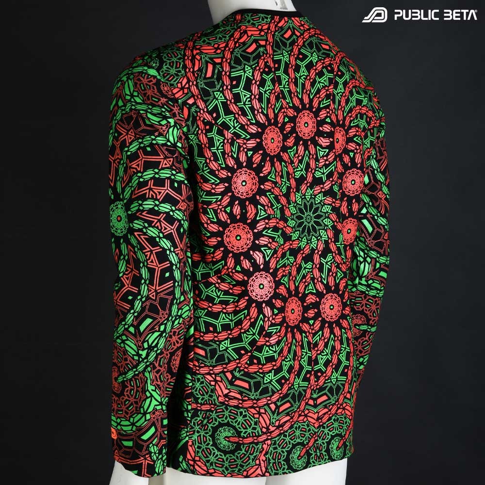 100% Cotton Longsleeve Shirt with UV Active Print