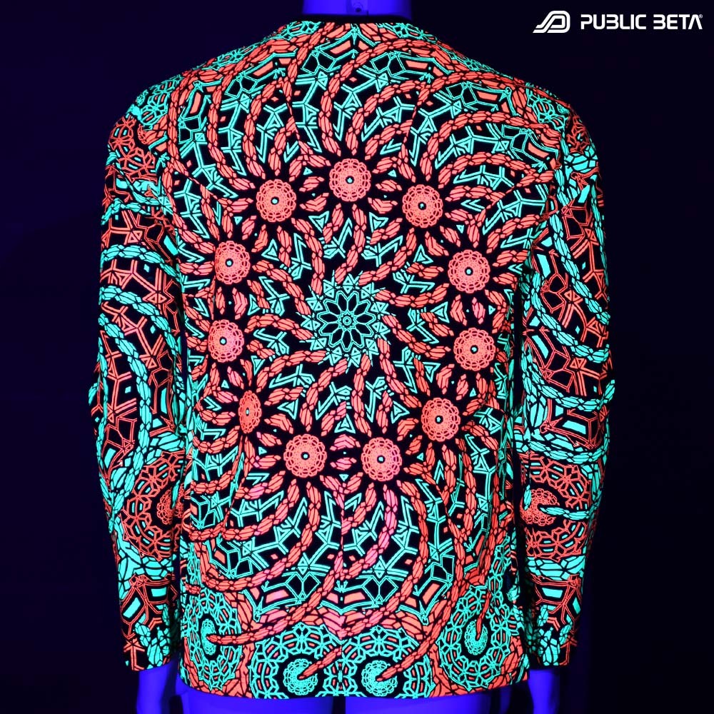 100% Cotton Longsleeve Shirt with UV Active Print