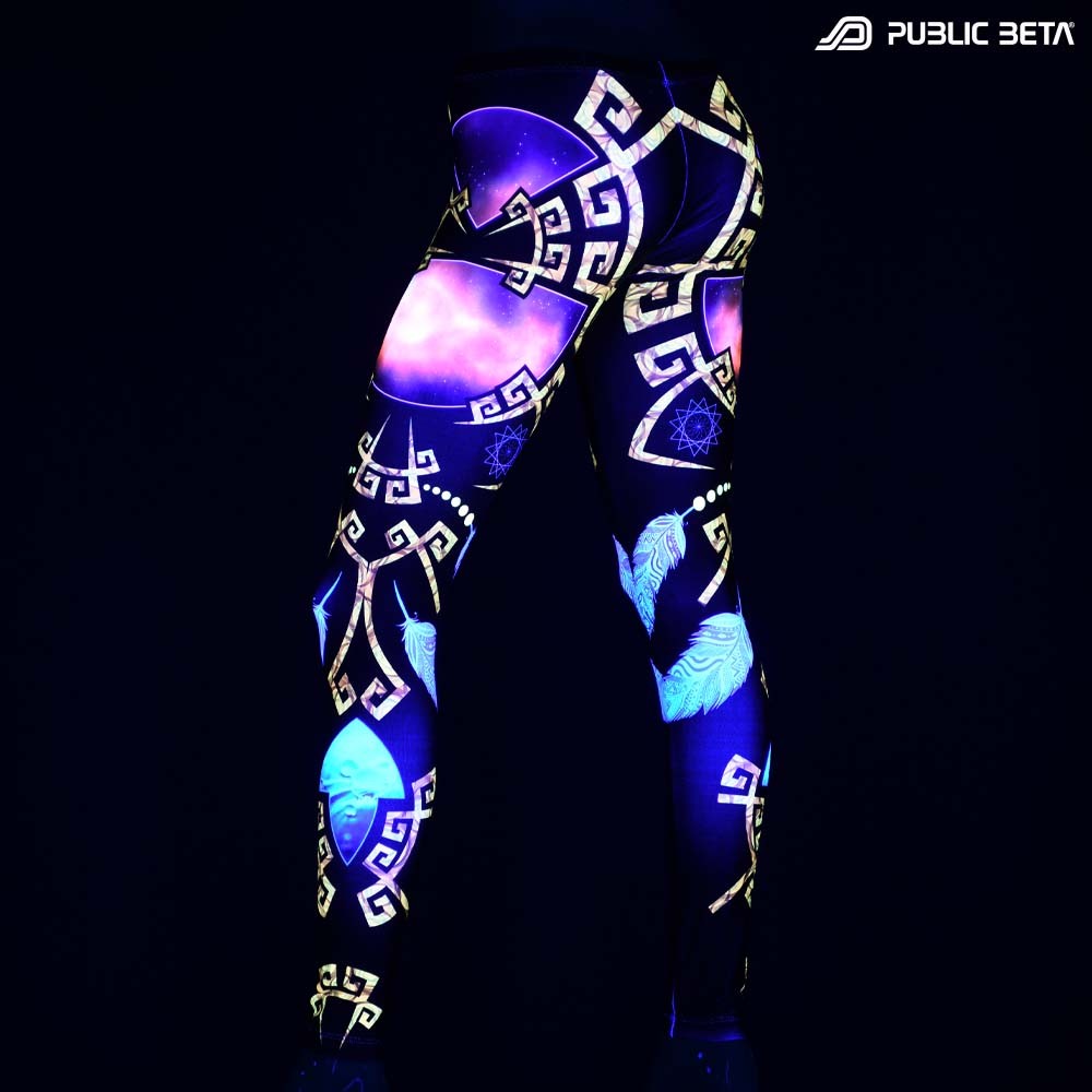 Astral Psytrance Leggings by Public Beta Wear