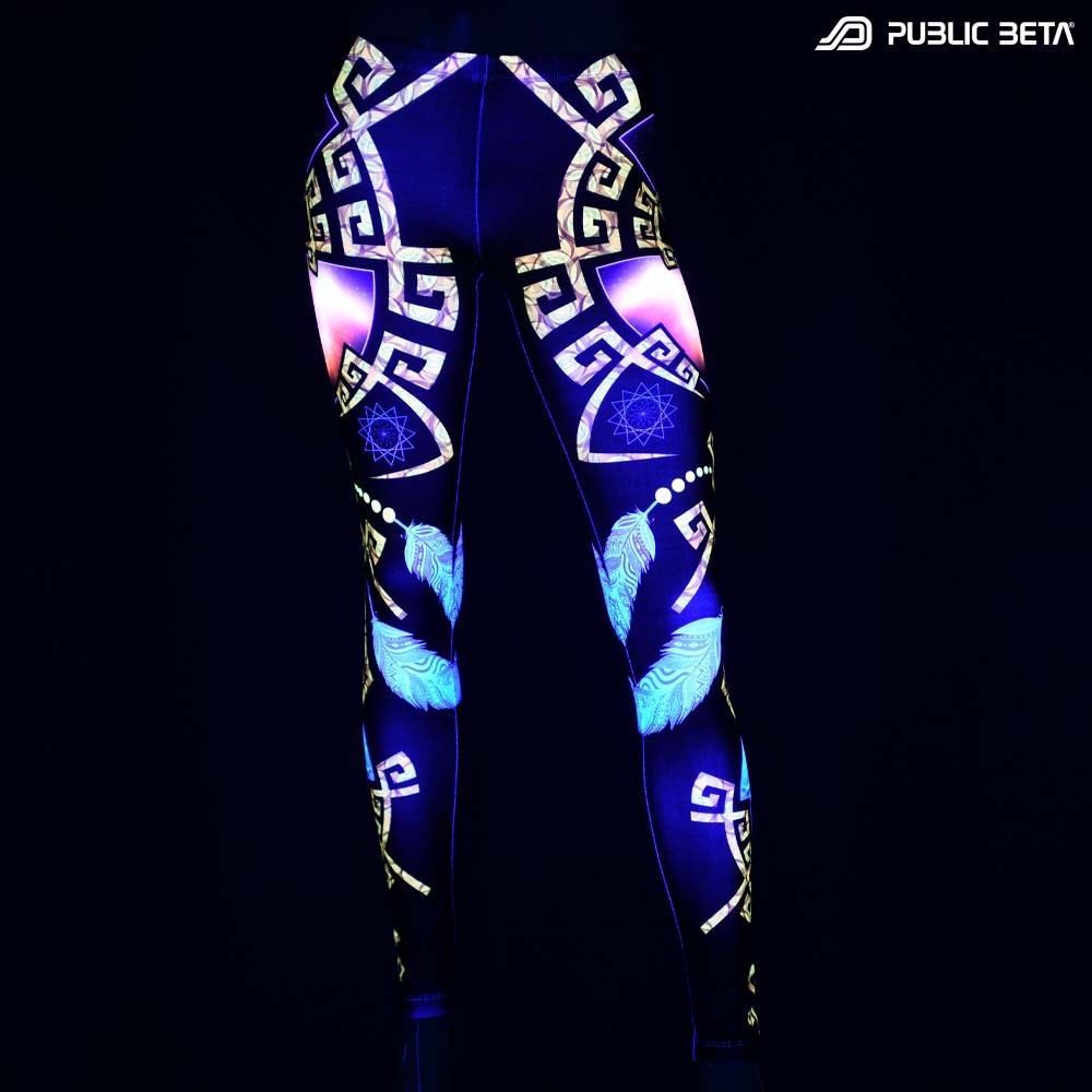 Astral Psytrance Leggings by Public Beta Wear