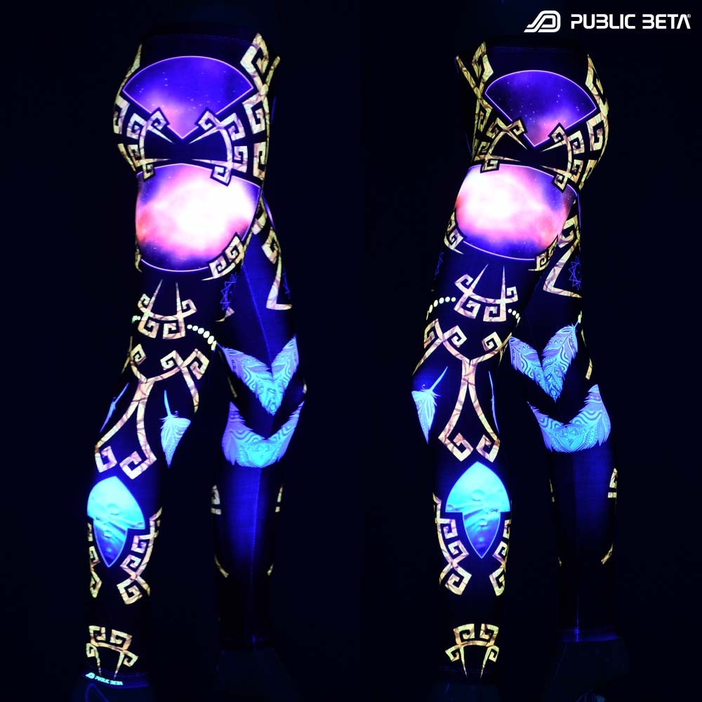 Astral Psytrance Leggings by Public Beta Wear