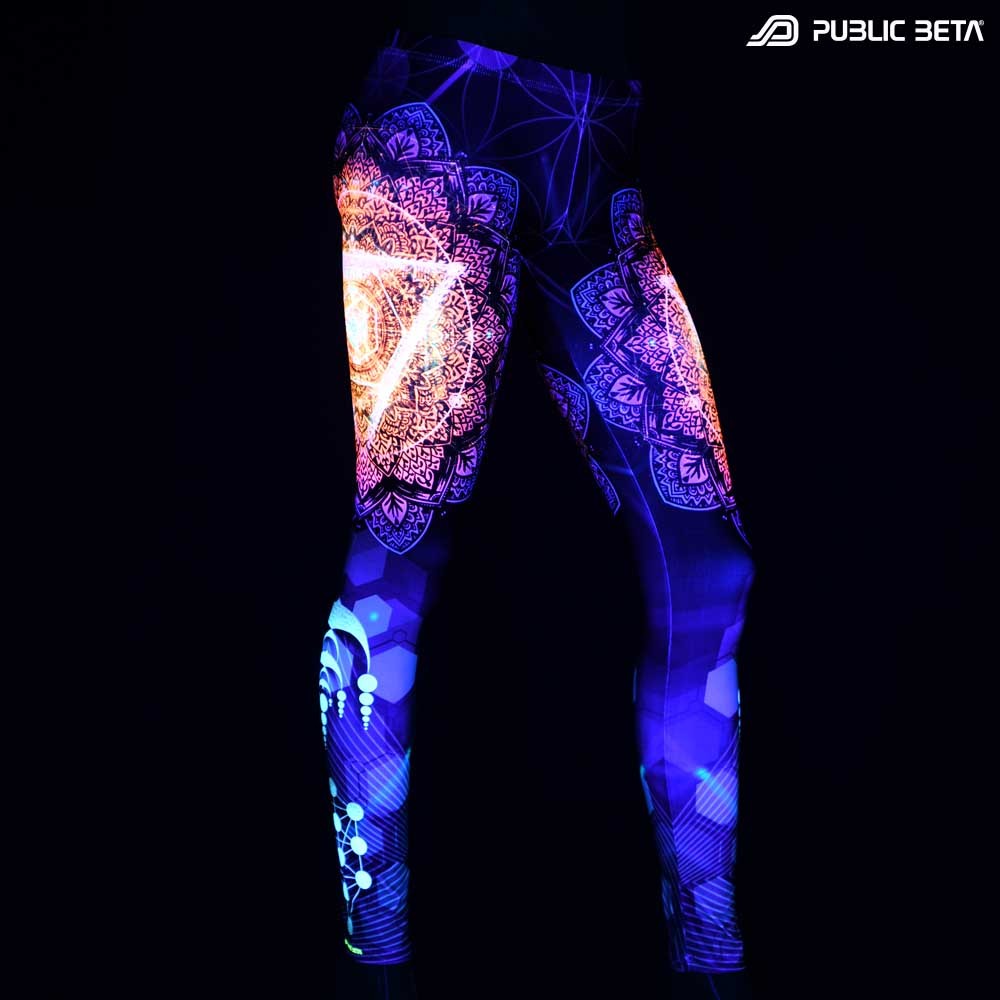 Organic and geometric patterns printed psywear