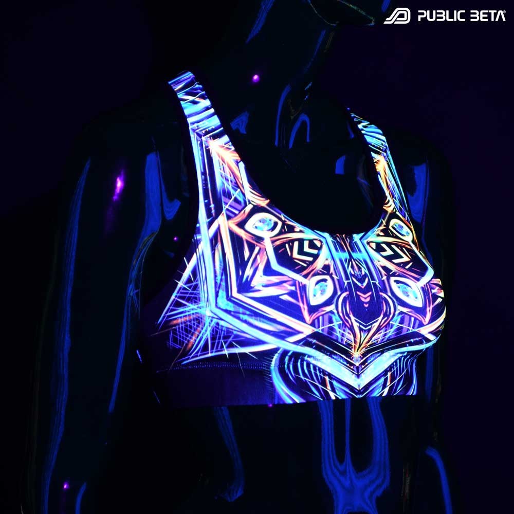 Psychedelc Clothing for Psychedelic Yogis, UV Active prints