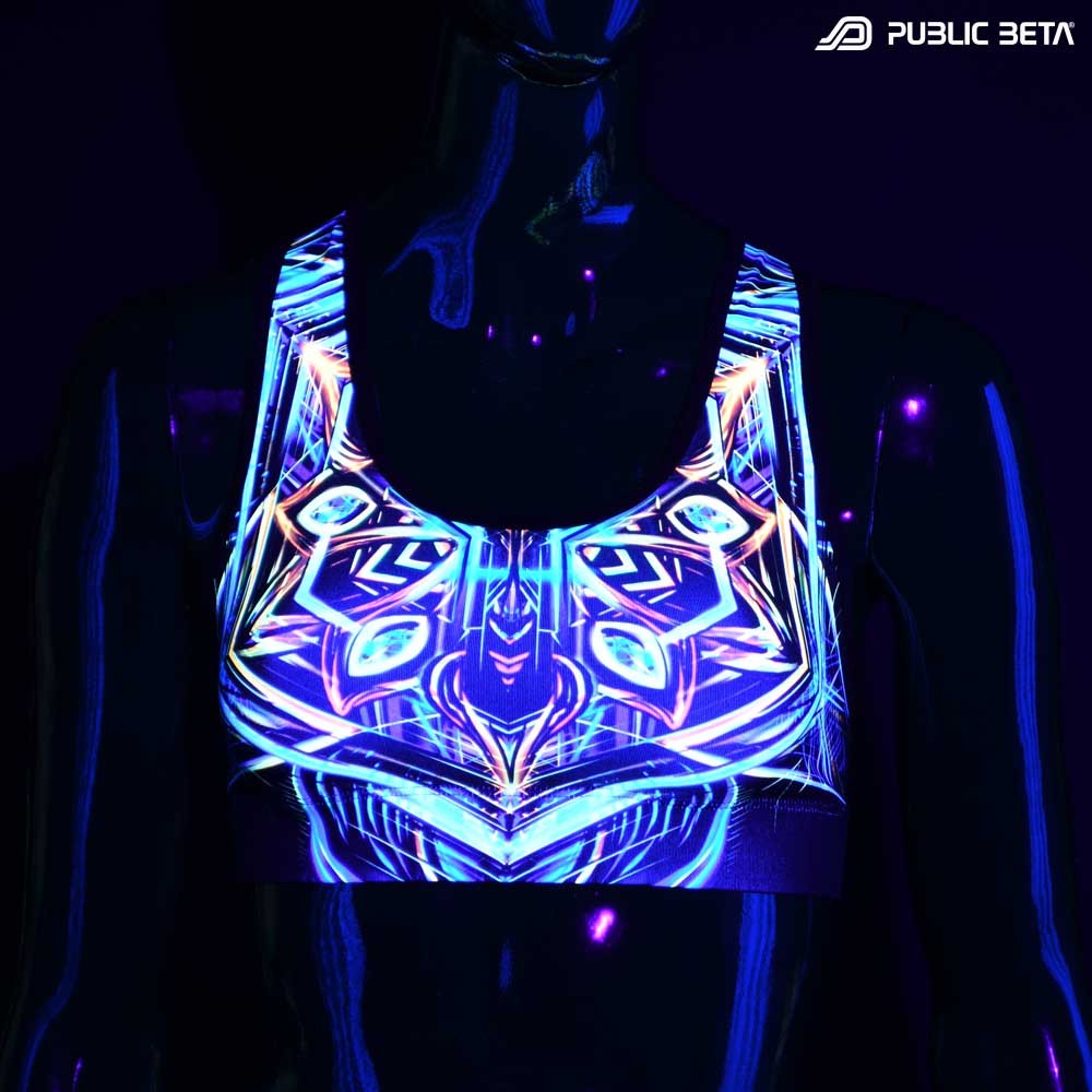 Psychedelc Clothing for Psychedelic Yogis, UV Active prints