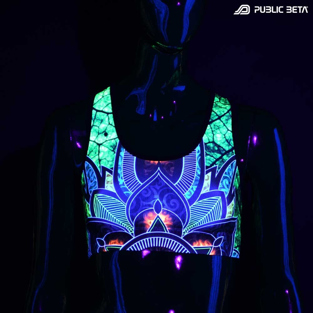 Psychedelc Clothing for Psychedelic Yogis, UV Active prints
