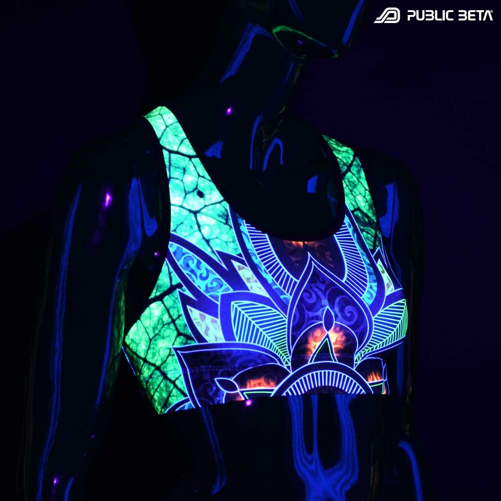 Psychedelc Clothing for Psychedelic Yogis, UV Active prints