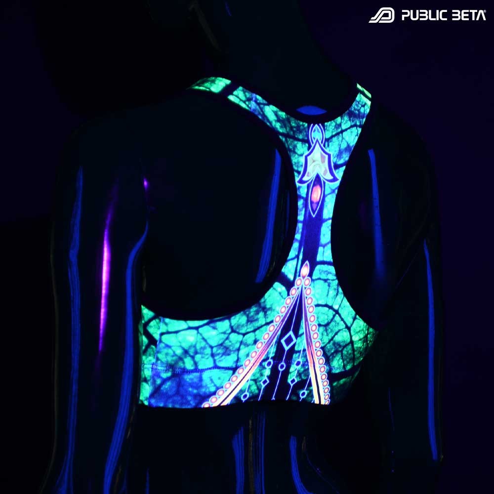 Psychedelc Clothing for Psychedelic Yogis, UV Active prints