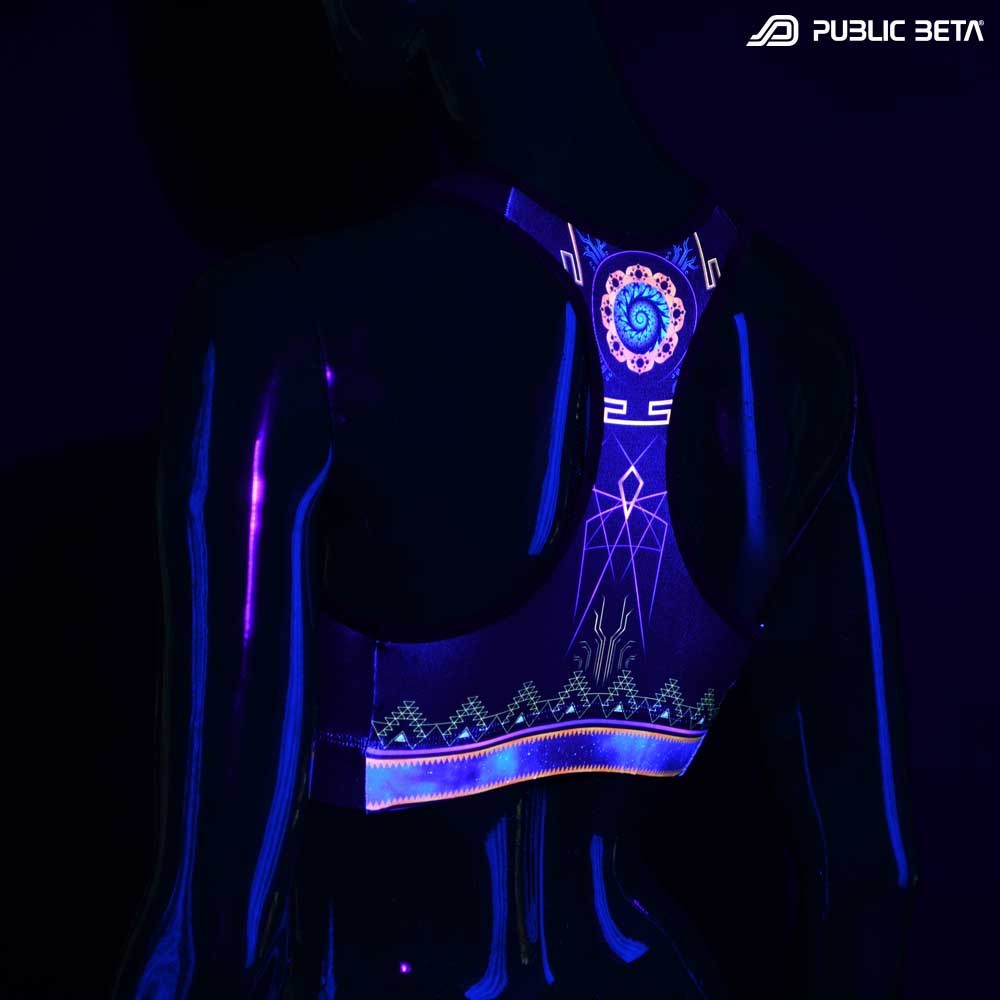 Psychedelc Clothing for Psychedelic Yogis, UV Digital Shiva