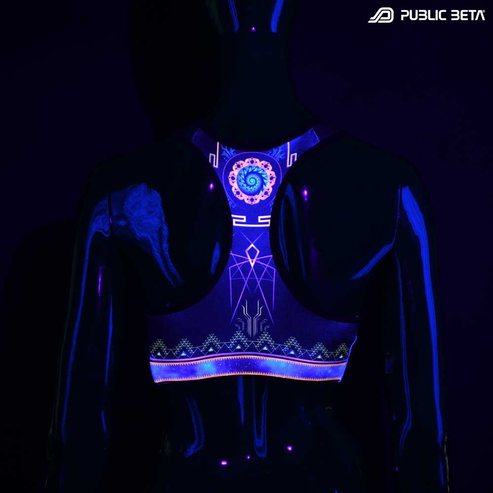 Psychedelc Clothing for Psychedelic Yogis, UV Digital Shiva