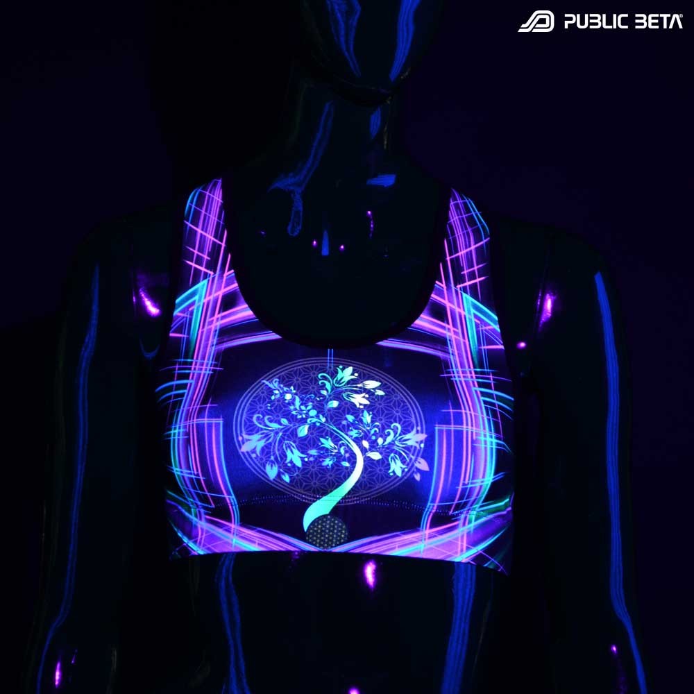 Psychedelc Clothing for Psychedelic Yogis, UV Active prints