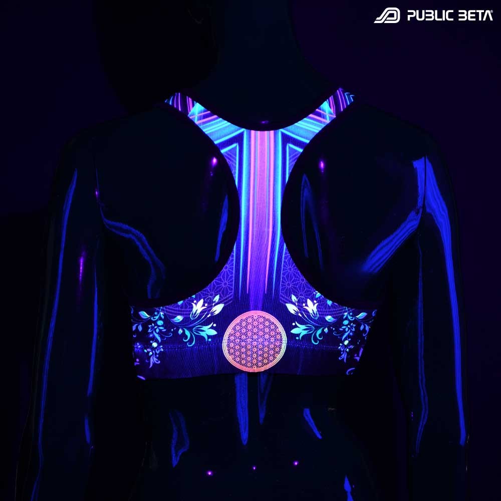 Psychedelc Clothing for Psychedelic Yogis, UV Active prints