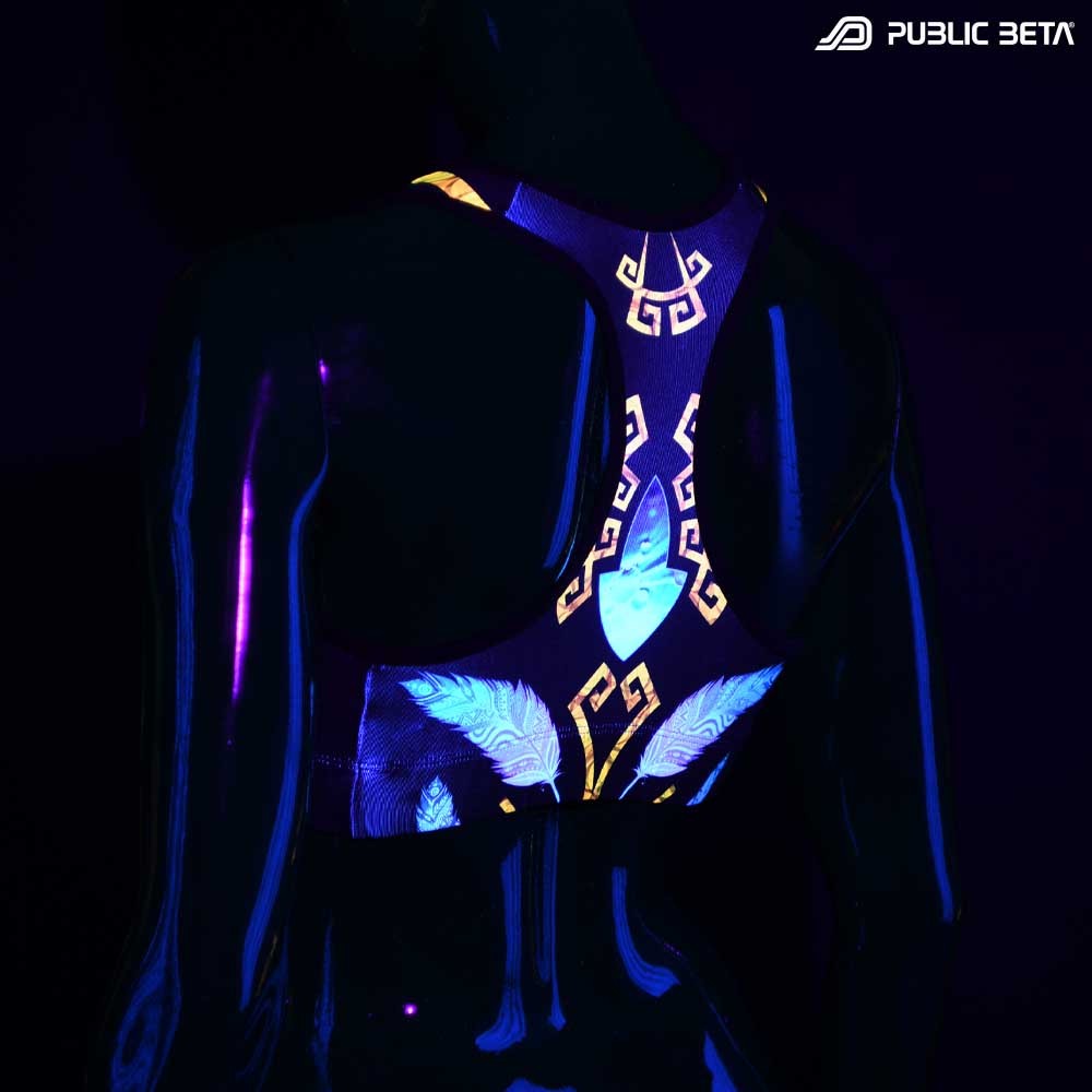 Psychedelc Clothing for Psychedelic Yogis, UV Active prints