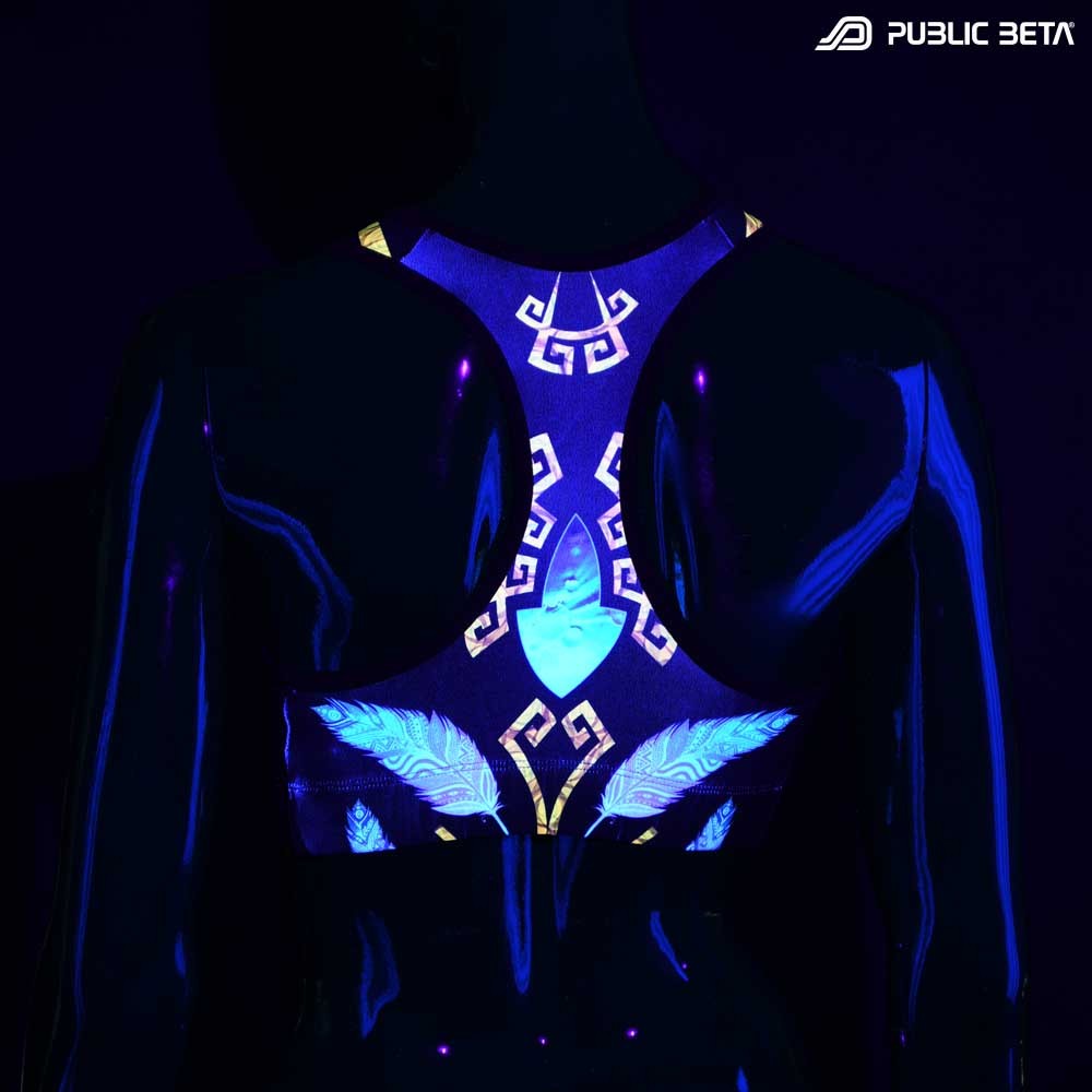 Psychedelc Clothing for Psychedelic Yogis, UV Active prints