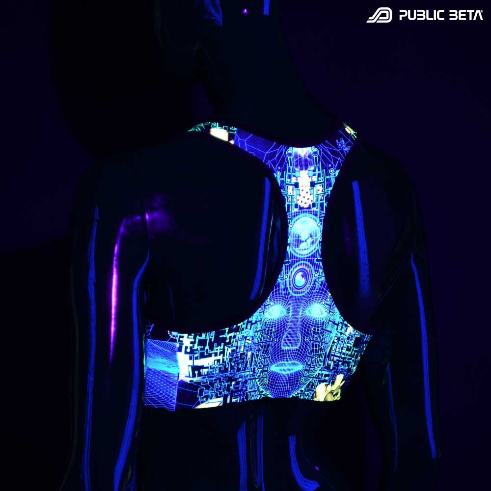 Psychedelc Clothing for Psychedelic Yogis, UV Active prints