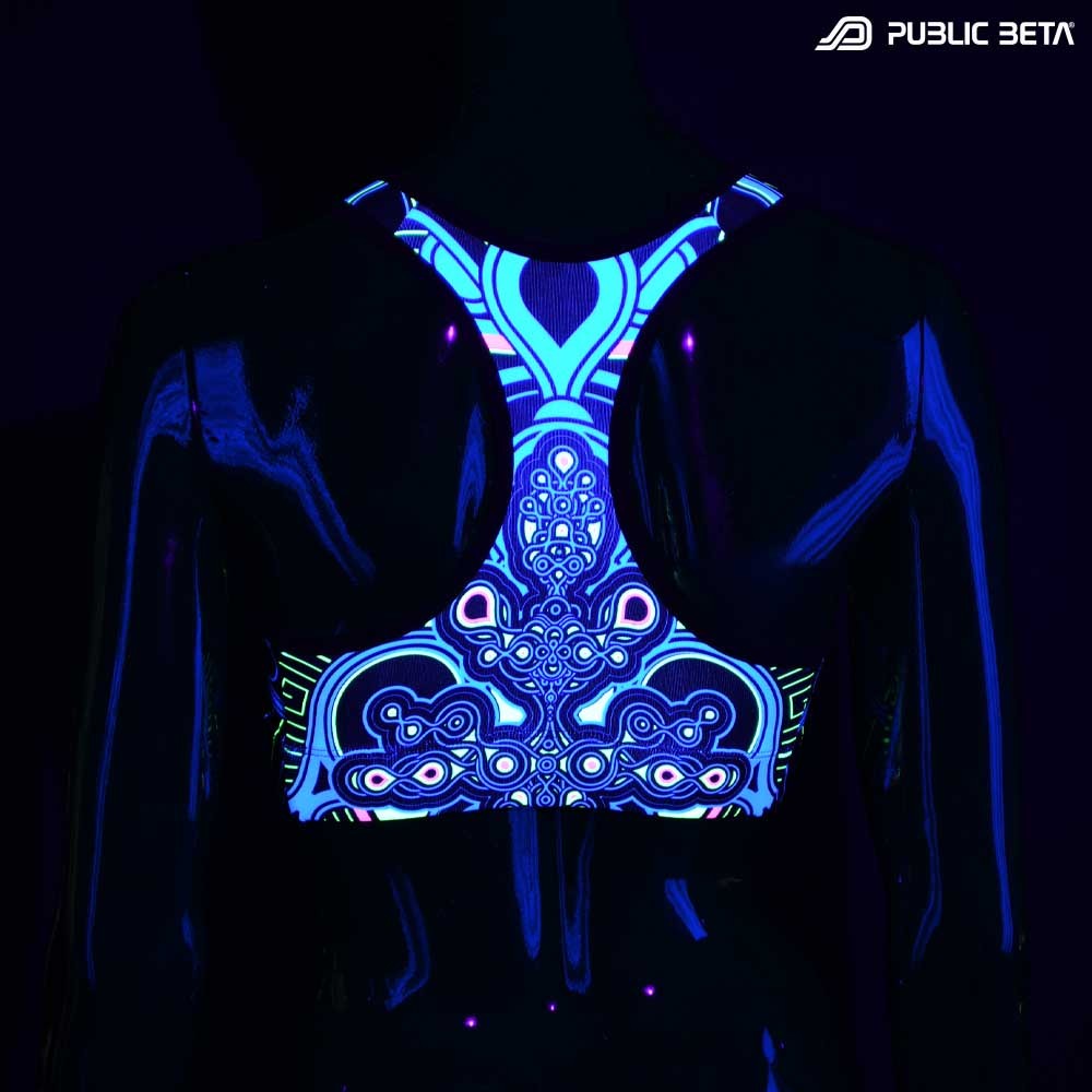 Psychedelc Clothing for Psychedelic Yogis, UV Active prints