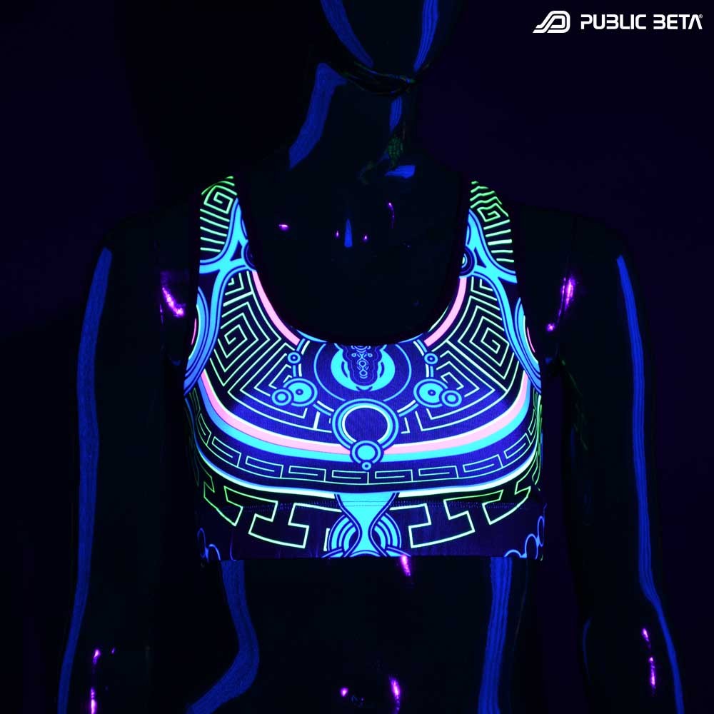 Psychedelc Clothing for Psychedelic Yogis, UV Active prints