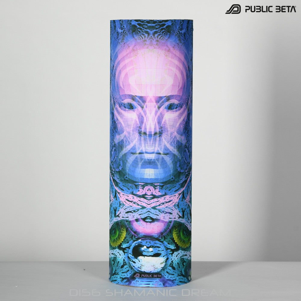 Shamanic Dream Blacklight Psytrance Bandana by Public Beta Wear