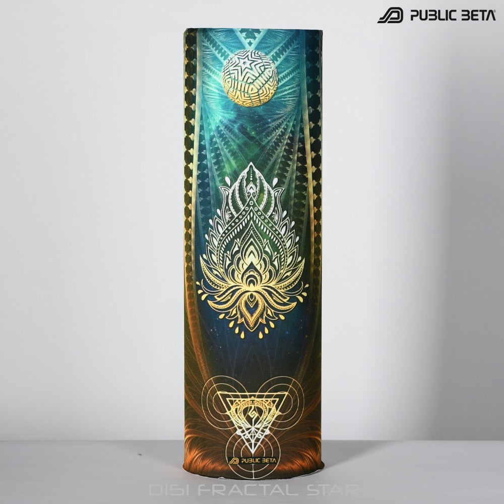 Fractal Star Blacklight Psytrance Bandana by Public Beta Wear