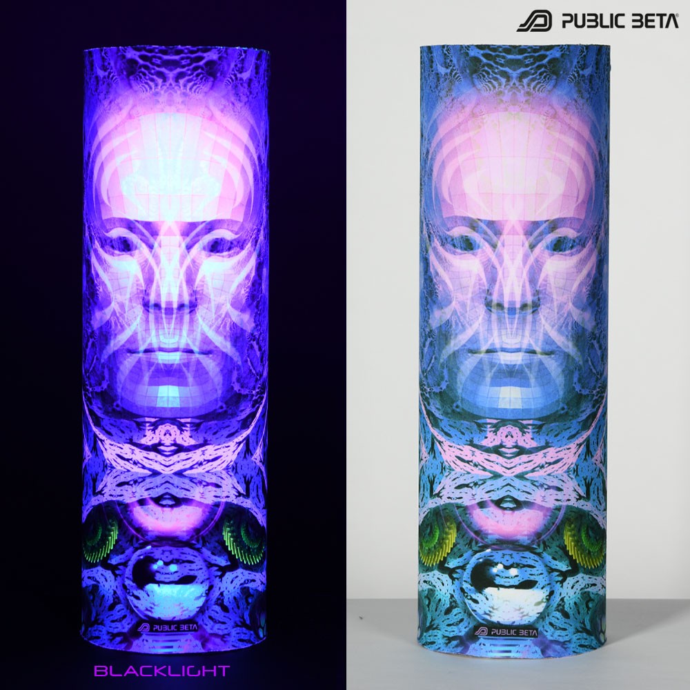 Shamanic Dream Blacklight Psytrance Bandana by Public Beta Wear