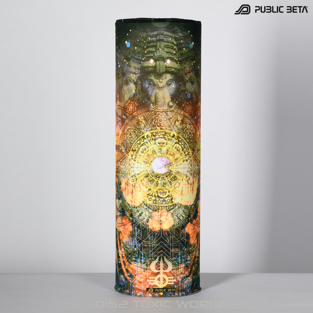 Glow in Blacklight Tube Bandana / Face Mask / Toxic UV D152