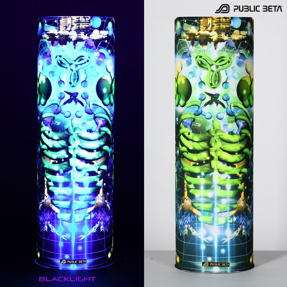 Flux UV D157 / Face Mask / Glow in Blacklight Tube Bandana