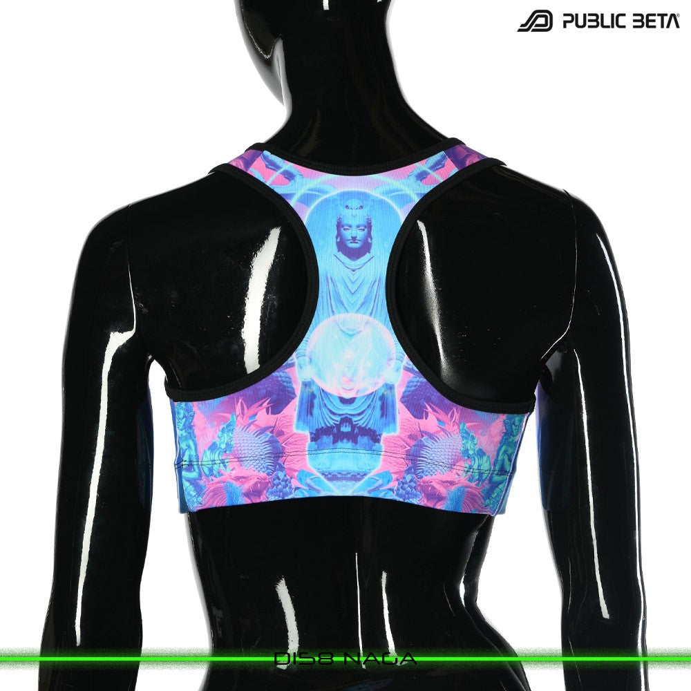 Naga Psychedelc Clothing for Psychedelic Yogis, UV Active prints by Public Beta Wear