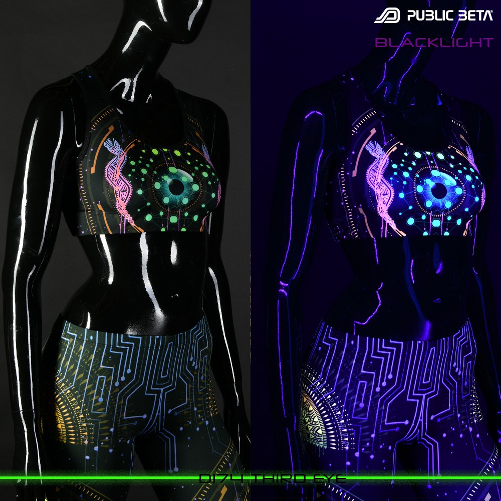 Third Eye D174 UV Active Top / Psychedelic Active Wear