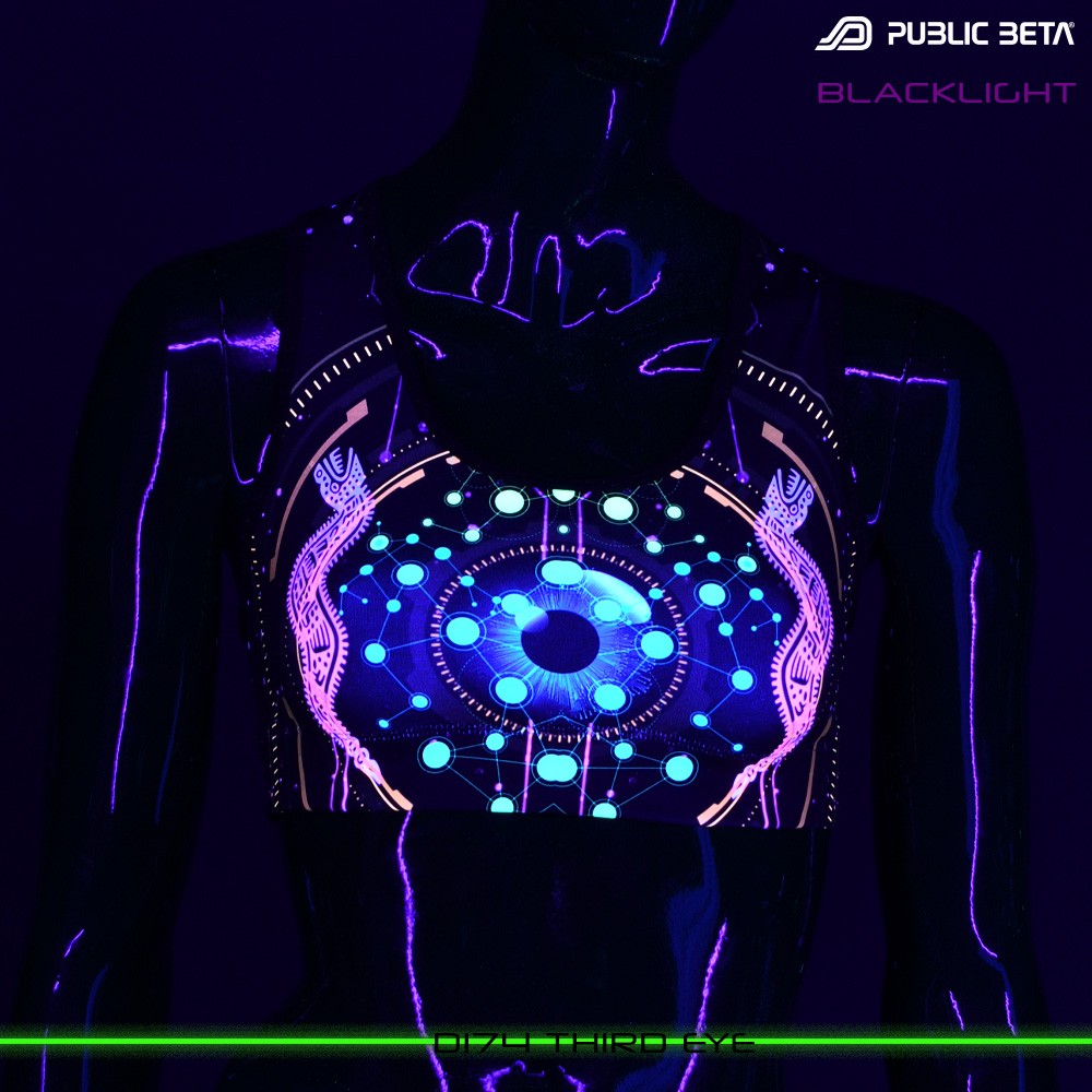 Third Eye D174 UV Active Top / Psychedelic Active Wear