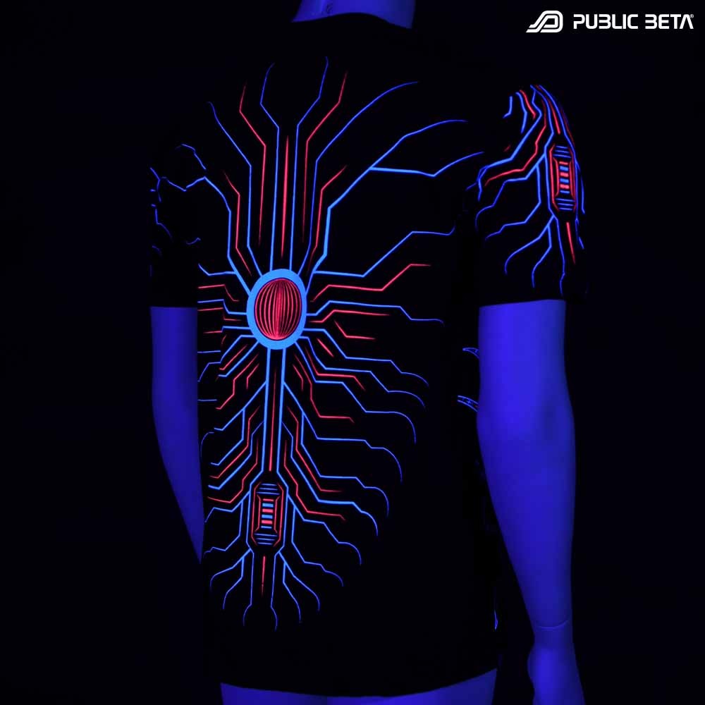 Psychedelic Art Printed T-Shirt / Kali UV D150