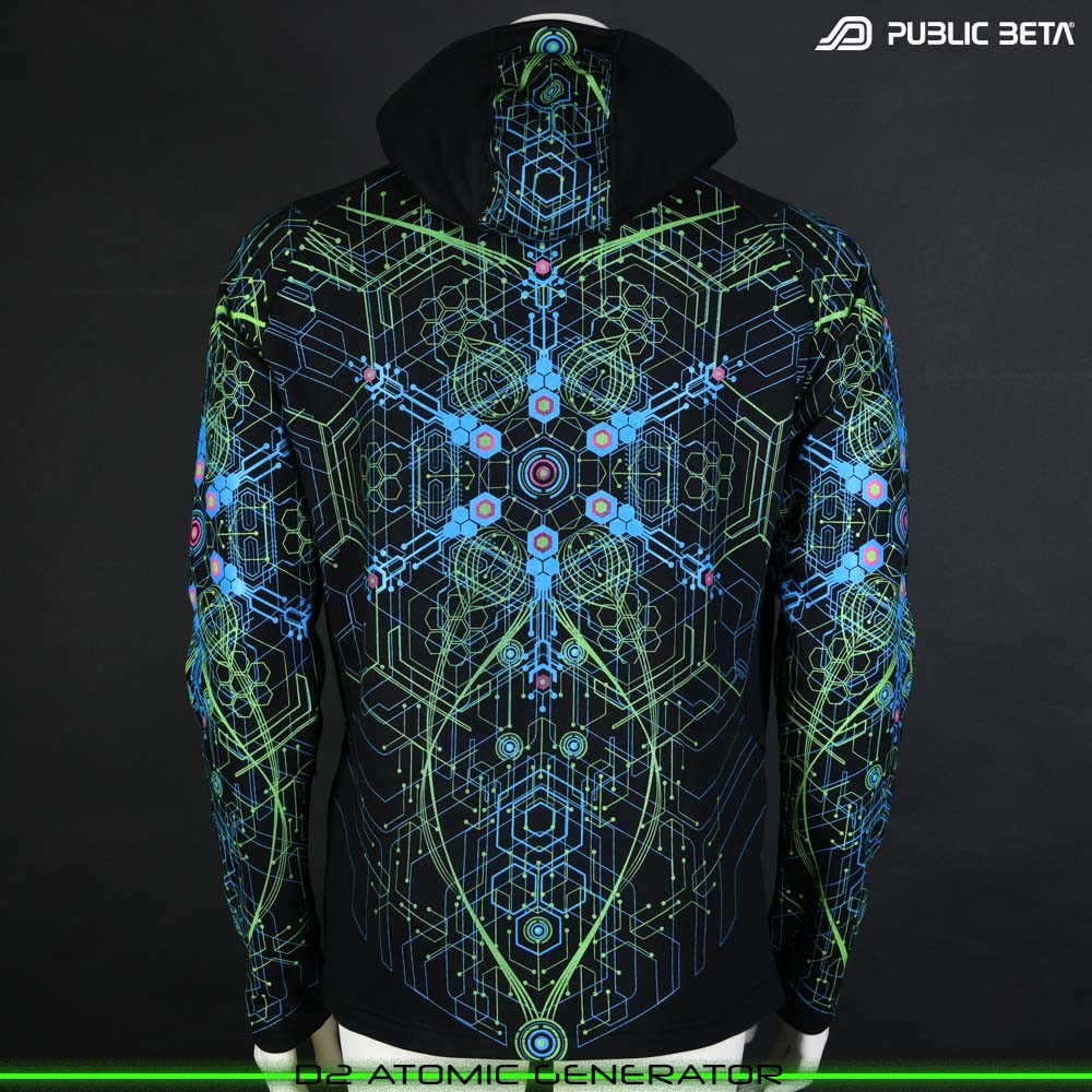 Atomic Generator Psytrance Psywear by Public Beta